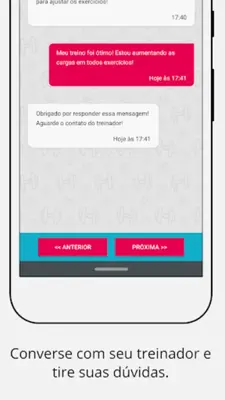 Pro-Treino Aluno android App screenshot 1