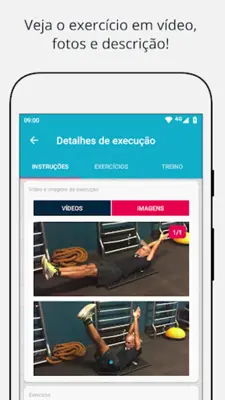 Pro-Treino Aluno android App screenshot 2