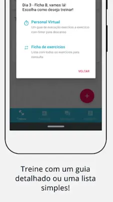 Pro-Treino Aluno android App screenshot 5